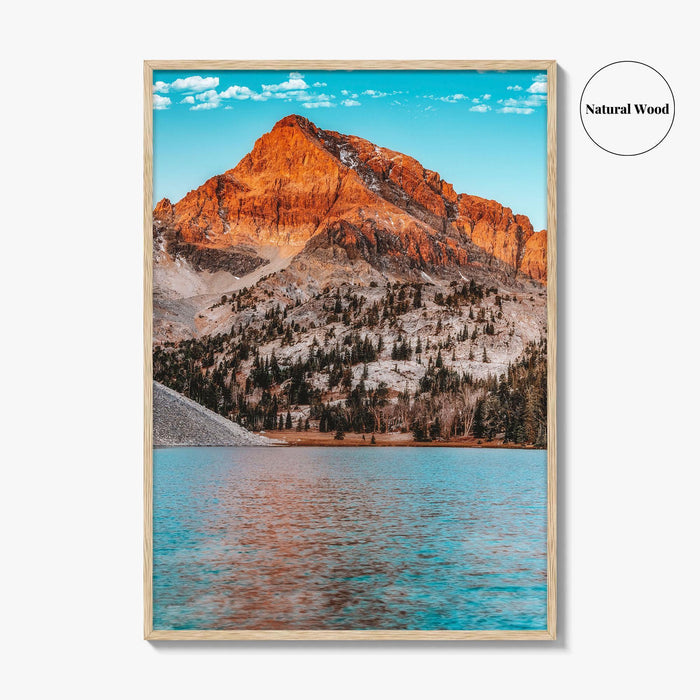 Mount Idaho Fine Art Photo Print, Mountain Lake, USA Wall Decor Poster