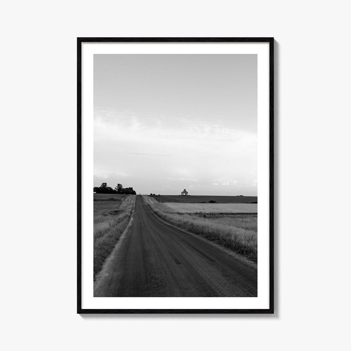 Illinois Black and White Fine Art Photo Print, LaSalle County, Midwest USA, Wall Poster