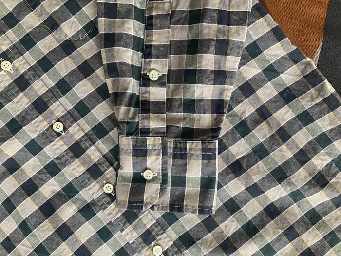 Thom Browne long sleeve pure cotton shirt, made in USA, Medium.