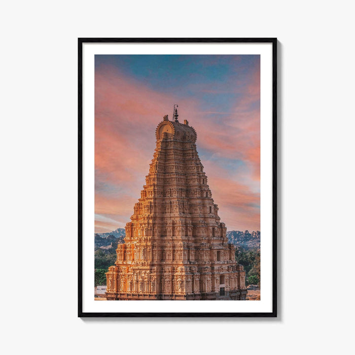 Hampi Fine Art Photo Print, Virupaksha Temple, Karnataka India, Wall Decor Poster