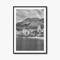 Ischia Black and White Fine Art Photo Print, Forio, Italy Wall Decor Poster