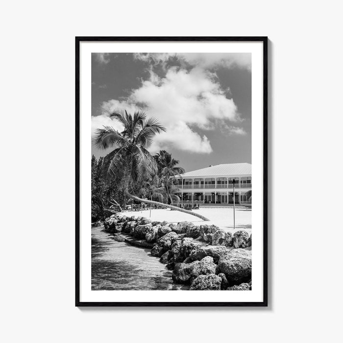 Islamorada Black and White Fine Art Photo Print, Florida Keys Wall Decor Poster, USA