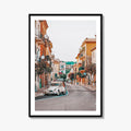 Scauri Italy Fine Art Photo Print, Italian Street, Vintage Car, Minturno Lazio Wall Poster