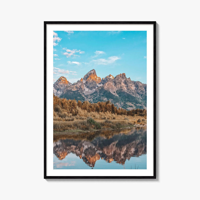 Jackson Hole Fine Art Photo Print, Grand Teton, Schwabacher's Landing, Wyoming Wall Decor