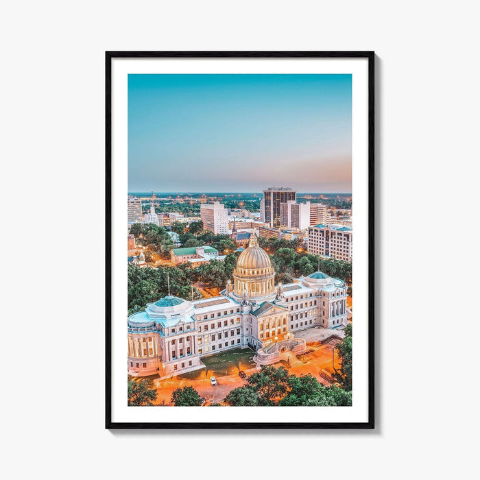 Jackson Mississippi Fine Art Photo Print, Wall Art Poster, USA