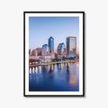 Jacksonville Skyline Fine Art Photo Print, St Johns River, Florida USA Wall Poster