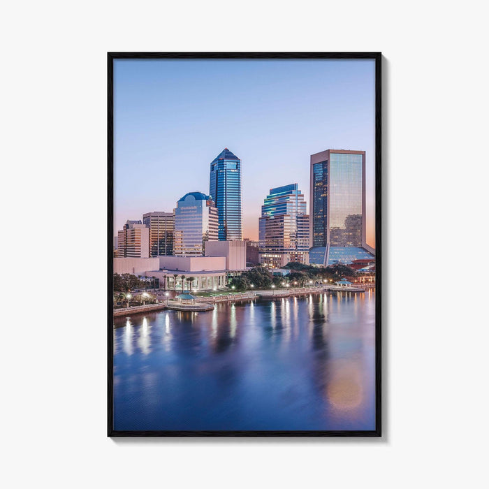 Jacksonville Skyline Fine Art Photo Print, St Johns River, Florida USA Wall Poster