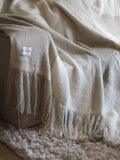 JASMIN Checked Wool Blanket - Handwoven New Zealand Wool