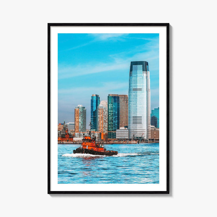 Hoboken Skyline Fine Art Photo Print, New Jersey Poster, Hudson River, NYC