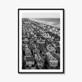Manasquan Inlet Black and White Fine Art Photo Print, Jersey Shore NJ Poster
