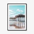 Ocean City NJ Fine Art Photo Print, Boardwalk Fishing Pier, Jersey Shore Poster