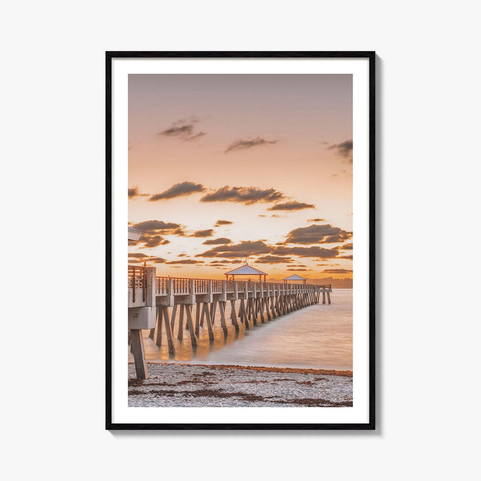 Jupiter Fine Art Photo Print, Juno Beach Pier, Juno Florida USA Poster