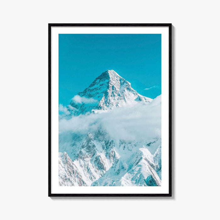 K2 Fine Art Photo Print, Concordia, Karakoram, Gilgit-Baltistan, Pakistan, Panoramic Wall Poster