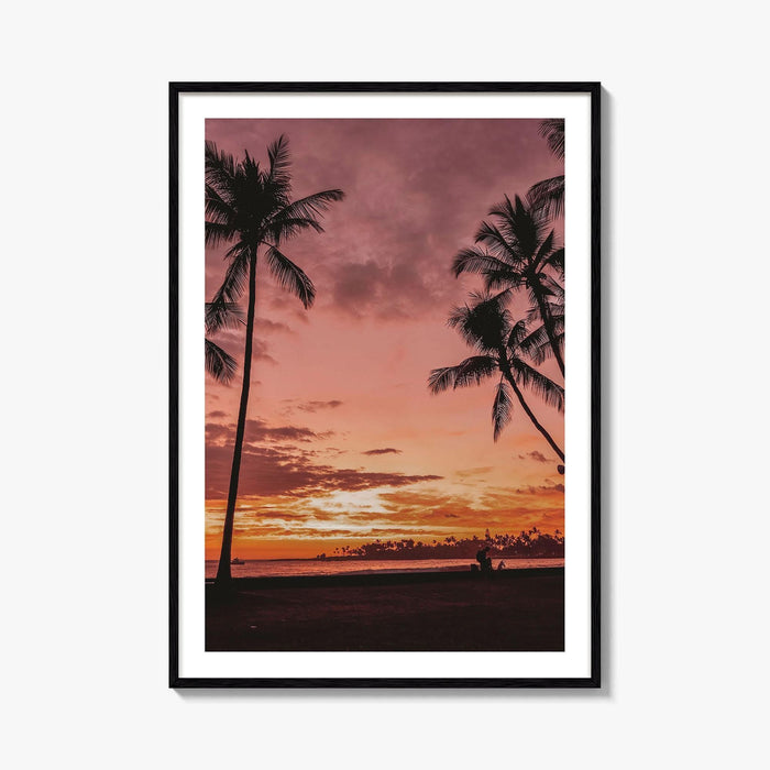 Kailua-Kona Fine Art Photo Print, Kona Hawaii Big Island USA Wall Poster