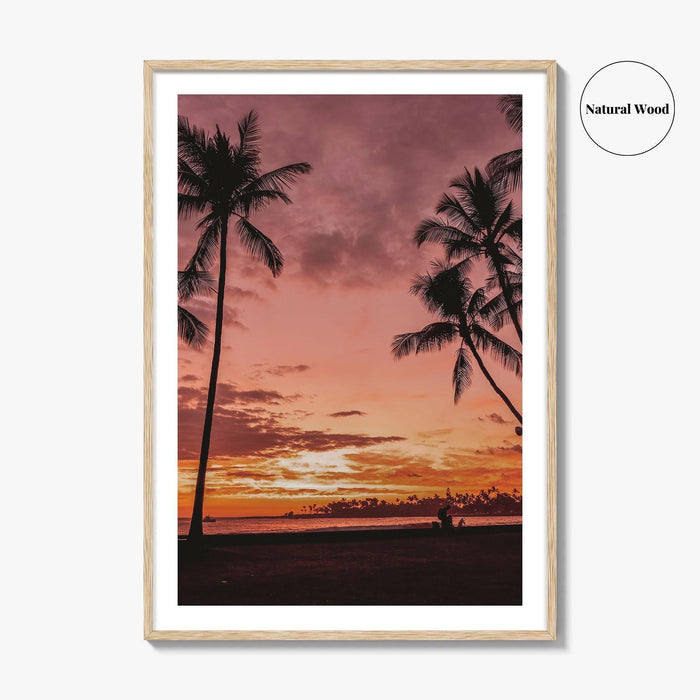 Kailua-Kona Fine Art Photo Print, Kona Hawaii Big Island USA Wall Poster