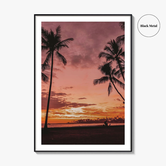 Kailua-Kona Fine Art Photo Print, Kona Hawaii Big Island USA Wall Poster