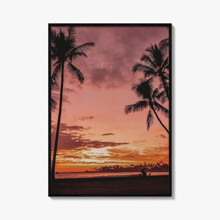 Kailua-Kona Fine Art Photo Print, Kona Hawaii Big Island USA Wall Poster