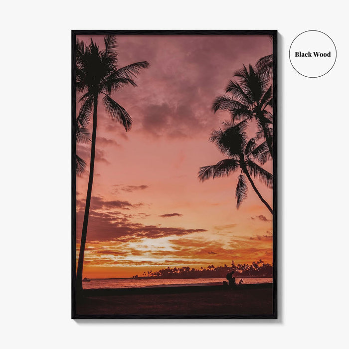 Kailua-Kona Fine Art Photo Print, Kona Hawaii Big Island USA Wall Poster