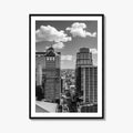 Kansas City Skyline Black and White Fine Art Photo Print, Downtown, Missouri, KC, USA