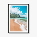 Kauai Fine Art Photo Print, Tunnels Beach Seascape, North Shore, Hawaii USA Poster