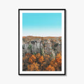 Red River Gorge Kentucky Fine Art Photo Print, Half Moon Rock, USA Poster