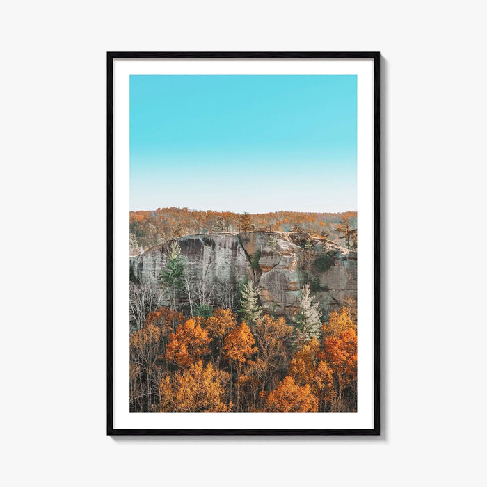 Red River Gorge Kentucky Fine Art Photo Print, Half Moon Rock, USA Poster