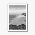 Kerala Black and White Fine Art Photo Print, Kovalam Beach, India Poster