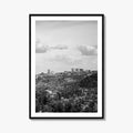 Kigali Skyline Black and White Fine Art Photo Print, Rwanda Poster Africa
