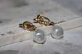 Knot Pearl Drop Earrings