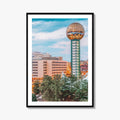 Knoxville Skyline Fine Art Photo Print, Downtown Wall Decor Poster, Tennessee USA