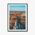 Knoxville Fine Art Photo Print, University of Tennessee, Aerial View, USA Wall Poster