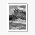 Kosovo Black and White Fine Art Photo Print, Rugova Valley Hajla Peak Poster