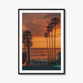 La Jolla Fine Art Photo Print, Windansea Beach, Palm Trees, San Diego California Poster