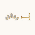 Lab Diamond Climber Flat Back Single Stud Earring - Happy Jewelers Fine Jewelry Lifetime Warranty