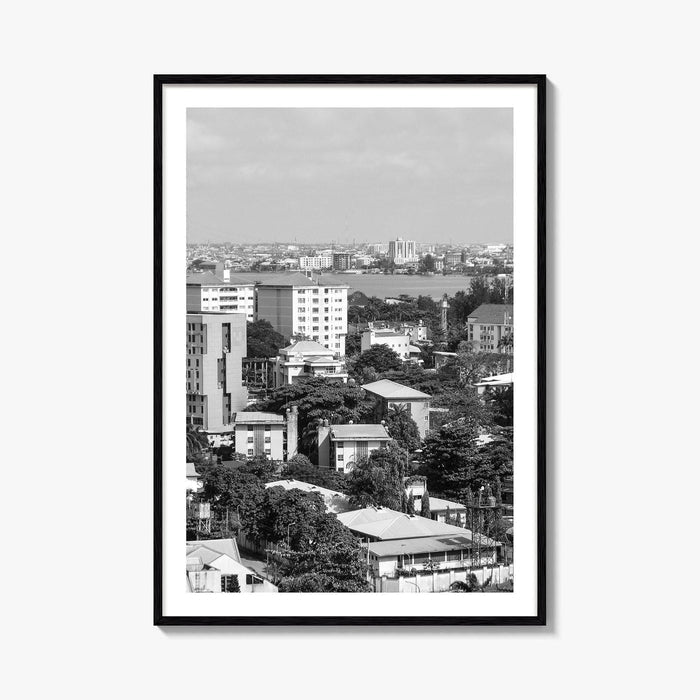 Lagos Black and White Fine Art Photo Print, Nigeria Wall Decor, Photo Poster