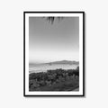 Lahaina Black and White Fine Art Photo Print, Kaanapali Beach, Molokai, Maui Hawaii Poster