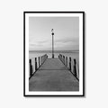 Lake Erie Black and White Fine Art Photo Print, Ohio Poster