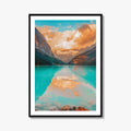 Lake Louise Fine Art Photo Print, Banff National Park Alberta Canada, Canadian Rockies Poster