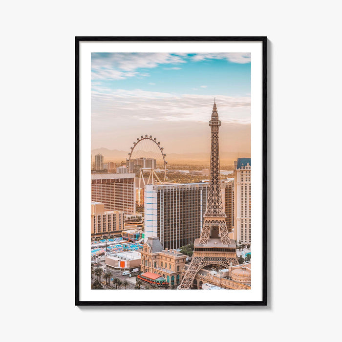 Las Vegas Skyline Fine Art Photo Print, The Strip, Nevada USA, Wall Poster
