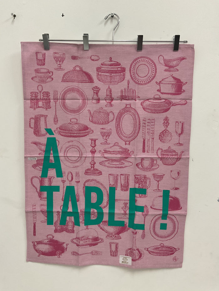 Le Jacquard Français À TABLE ! tea towel