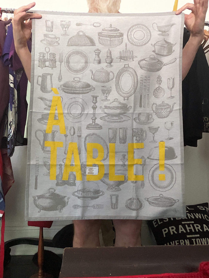 Le Jacquard Français À TABLE ! tea towel