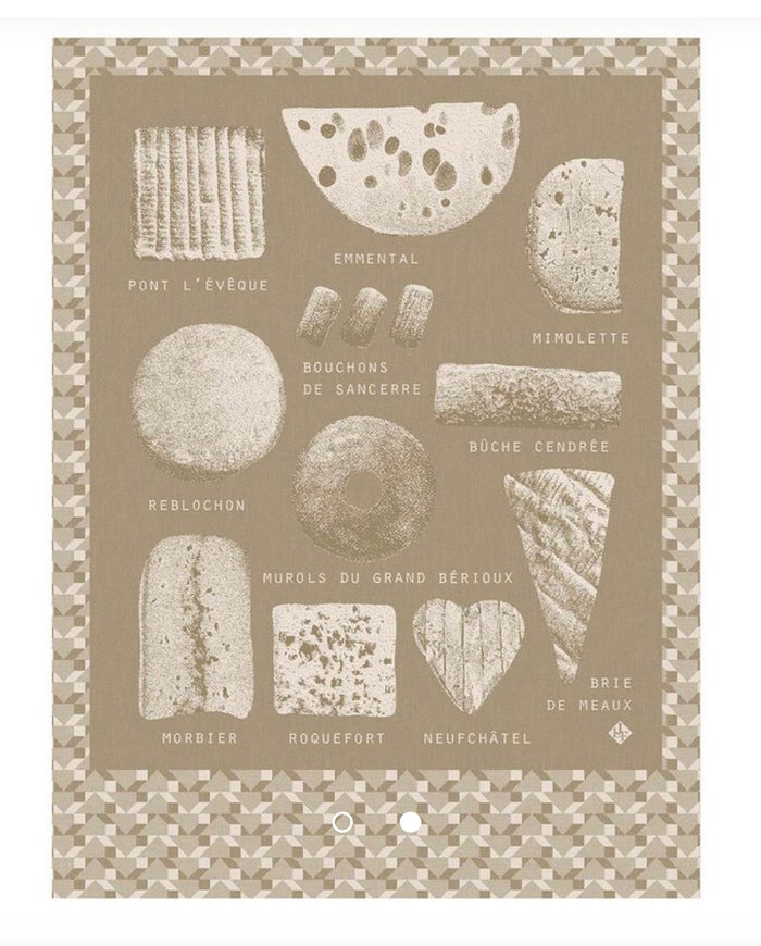 Le Jacquard Français Cheese Tea Towel