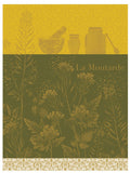 Le Jacquard Français Mustard Flower tea towel