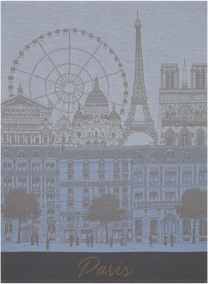 Le Jacquard Français Paris Panorama tea towel