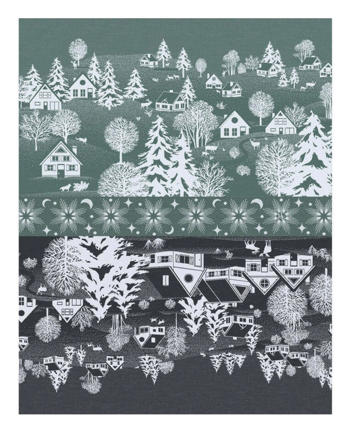 Le Jacquard Français Sous les Étoiles (Under the Starry Skies) Christmas Tea Towel