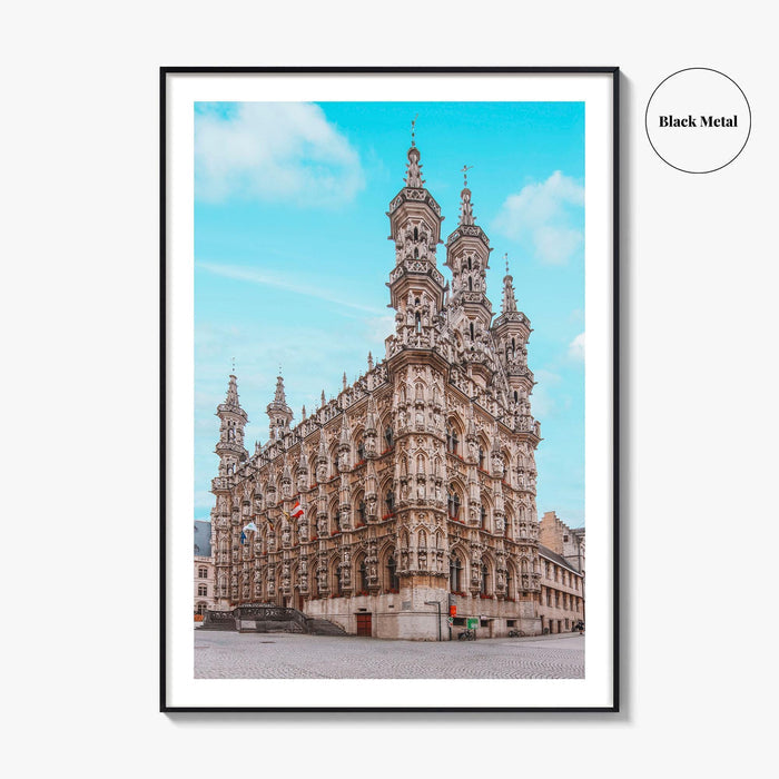 Leuven Fine Art Photo Print, City Hall, Belgium Wall Decor, Flemish Brabant