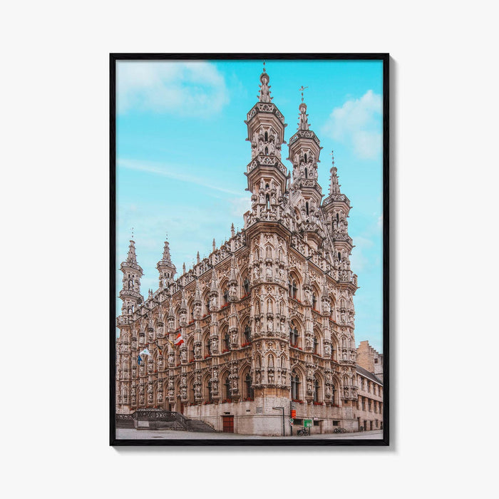Leuven Fine Art Photo Print, City Hall, Belgium Wall Decor, Flemish Brabant