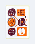 Letterpress de Paris Merde! / Sh*t! greeting card by Mathieu Julien