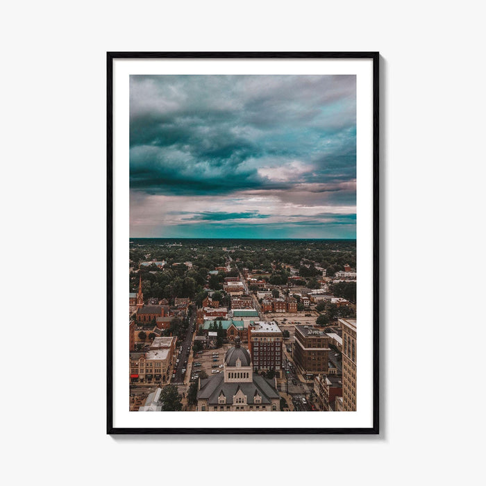Lexington Kentucky Skyline Fine Art Photo Print, Downtown, Bluegrass Region, USA Wall Decor Poster