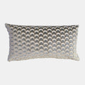 Liberty Ottoman Spot Pewter Velvet Lumbar Pillow